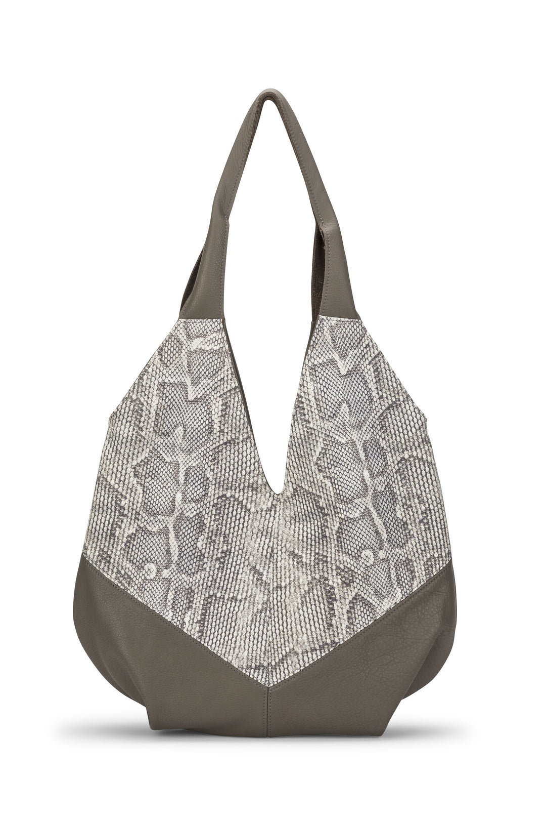 Molly G Louise Hobo Shoulder deals Bag - Gray Leather